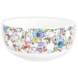 UNITED LABELS Pummel & Friends Schüssel Schale Weiß aus Steingut 400 ml in Mehrfarbig - Pummel allover Keramik bunt