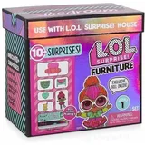 LOL Surprise Möbel Furniture Serie 1 Mit Puppe und Zubehör 4 Einrichtungssets