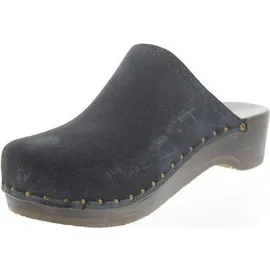Berkemann Velours-Toeffler Unisex-Erwachsene Clogs, Blau (Blau), 38 EU