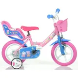 DINO BIKES Kinderfahrrad Peppa Pig 12" - Rosa