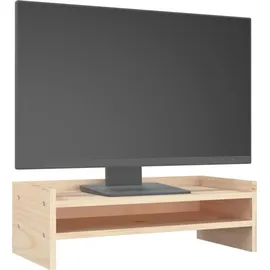 vidaXL Monitorständer 50x24x16 cm Massivholz Kiefer