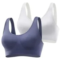 PETITE FLEUR Bralette-BH Damen marine+weiß Gr.XL (48/50)