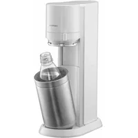 Sodastream Duo weiß + 2 Glaskaraffen+ 2 PET-Flaschen + Zylinder