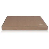 Knuffelwuff Hundematte Palomino Orthopädisch Kunstleder L 80 x 60cm Camel