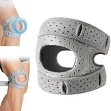 DFADKYWU Wellness Kniebandage, Verstellbarer Stabilisierung Kniestütze Sport, Knee Braces, Kniebandage für Männer & Damen, Pain Relief Knee Braces, Bei Gelenkbeschwerden– Kniemanschette (S/M)