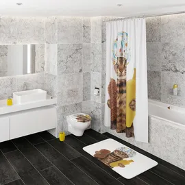 Sanilo 3-teiliges Badezimmer Set Shower Cat«,