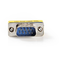 Nedis Serieller Adapter - Adapter | D-SUB 9-Pin Stecker | D-SUB 9-Pin Stecker | Vernickelt | Metall | Box