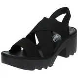 Fly london Riemchensandale Damen Schwarz 39