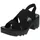 Fly london Riemchensandale Damen Schwarz 39