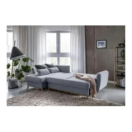 miuform Eckcouch Polyester 2-Sitzer Grau