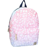 Milky Kiss Bold Style Rucksack – Auffälliger Rucksack in Rosa und Blau Schultasche