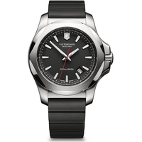 Victorinox Herren-Uhr I.N.O.X, Herren-Armbanduhr, analog, Quarz, Gehäuse-Ø 43 mm, Kautschuk-Armband 21 mm, 133 g, Schwarz
