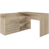 Topeshop Eckschreibtisch Dany Eiche