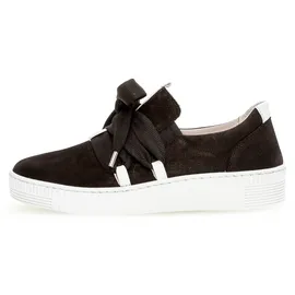 Gabor Damen, Low-Top Sneaker, Slipper, Schnürschuh mit aufgesetzter Zierschnürung