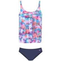 VENICE BEACH Tankini Damen pink-blau-bedruckt Gr.54