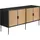 Tectake Sideboard Juna 150 x 77 x 47 cm Schwarz/Braun