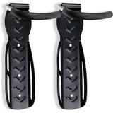 Linghhang - 2er-Set schwarze Fahrradständer - Fahrradständer, Wandhalterungen - für 2 Fahrräder