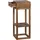 Wohnling Beistelltisch MUMBAI Braun Sheesham 35 x 90 x 35 cm