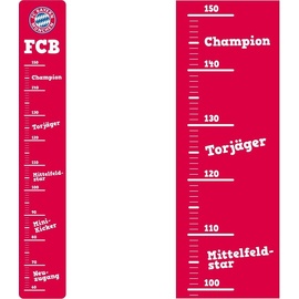 wall-art Wandtattoo »FC Bayern München Messleiste FCB«, rot