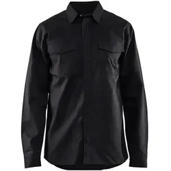 Flammschutz Arbeitshemd "3226" - 4XL - schwarz