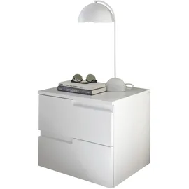 Die Möbelfundgrube Nachtschrank SPICE 46 x 42 x 40 cm Weiß