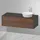 Duravit Waschtischunterschrank 1 Auszug 130 x 40,8 x 40,8 cm Graphit Seidenmatt/Amerikanischer Nussbaum