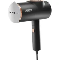 Princess 01.332890.01.001 Dampfglätter Schwarz, Silber 1300 W