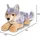 Aurora World GmbH Luxe Boutique Asher Wolf 0 cm Grau/Braun