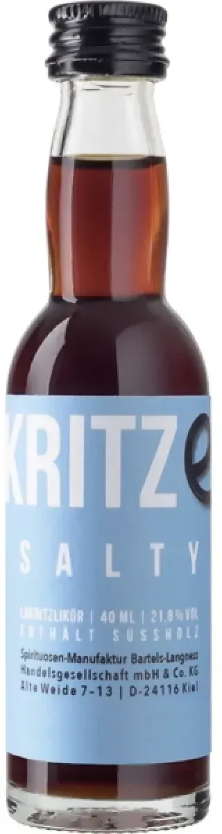 Kritze Lakritzlikör Salty 21,8% vol. 40 ml