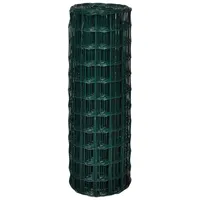 vidaXL Eurozaun Stahl 250 x 170 cm Grün