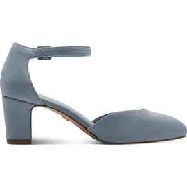 TAMARIS Damen Pumps mit Blockabsatz, blau, 38 EU