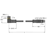Turck Aktuator- u. Sensorleitung PKWS4M0.3PSGS4M/TXL