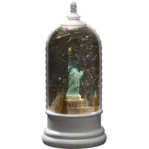 Konstsmide 4295-200 LED-Laterne Freiheitsstatue Warmweiß LED Weiß mit Wasser gefüllt, Timer