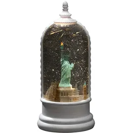 Konstsmide 4295-200 LED-Laterne Freiheitsstatue Warmweiß LED Weiß mit Wasser gefüllt, Timer
