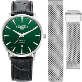 Roamer VALAIS Analog Leder 42 mm 988833 41 75 05