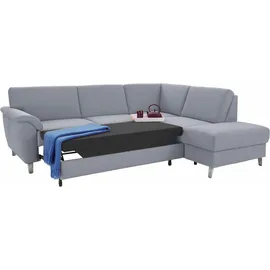 sit&more Ecksofa »Texel L-Form«, mit Federkern, wahlweise mit Bettfunktion und Bettkasten