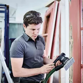 Festool Rutscher RTS 400 REQ GR-SYS P + Schleifmittel Systainer3 Granat SYS-STF