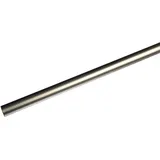 LIEDECO Gardinenstange LIEDECO "Fixmaß" Gr. 2, silber (chromfarben, matt), L:160cm Ø:16mm, Metall, Gardinenstangen, 1-läufig im Fixmaß Ø 16 mm