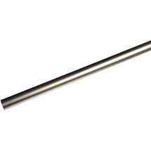 LIEDECO Gardinenstange LIEDECO "Fixmaß" Gr. 2, silber (chromfarben, matt), L:160cm Ø:16mm, Metall, Gardinenstangen, 1-läufig im Fixmaß Ø 16 mm