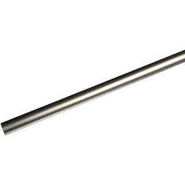 LIEDECO Gardinenstange LIEDECO "Fixmaß" Gr. 2, silber (chromfarben, matt), L:160cm Ø:16mm, Metall, Gardinenstangen, 1-läufig im Fixmaß Ø 16 mm