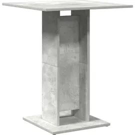 vidaXL Bistrotisch Betongrau 60x60x75 cm Holzwerkstoff