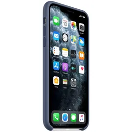 Apple iPhone 11 Pro Max Silikon Case alaska blau
