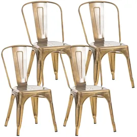 CLP 4er Set Stühle Benedikt gold