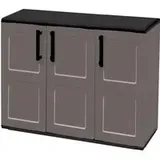 ArtPlast Kunststoffschrank Free niedrig grau Kunststoff B/H/T: ca. 102x84x37 cm - grau