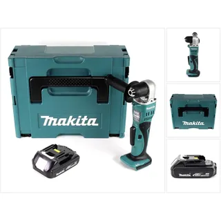 Makita DDA 351 Y1J Akku Winkelbohrmaschine 18V 13,5Nm + 1x Akku 1,5Ah + Makpac - ohne Ladegerät