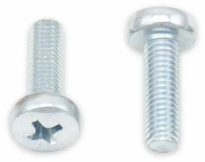 Bolt Philips M5x0,8x15mm Grundfläche gewölbter Kopf Schraube 10 Stück