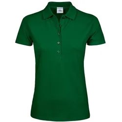 Tee Jays  Damen Stretch Poloshirt Mila in Grün, Gr. S