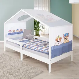 roba Hausbett 90 x 200 cm Holz massiv weiß