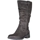 Mustang Damen 1293-606 Kniehohe Stiefel, dunkelgrau, 40 EU