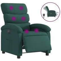 vidaXL Massagesessel Elektrisch 92 x 99,5 x 0 cm Dunkelgrün